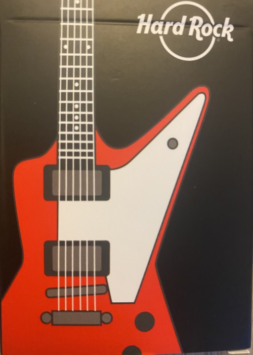 Hard Rock Red Guitar Card Detail Image