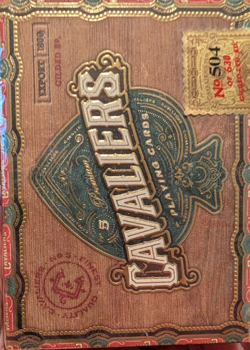 Cavaliers Export 1800 - Gilded Card Detail Image