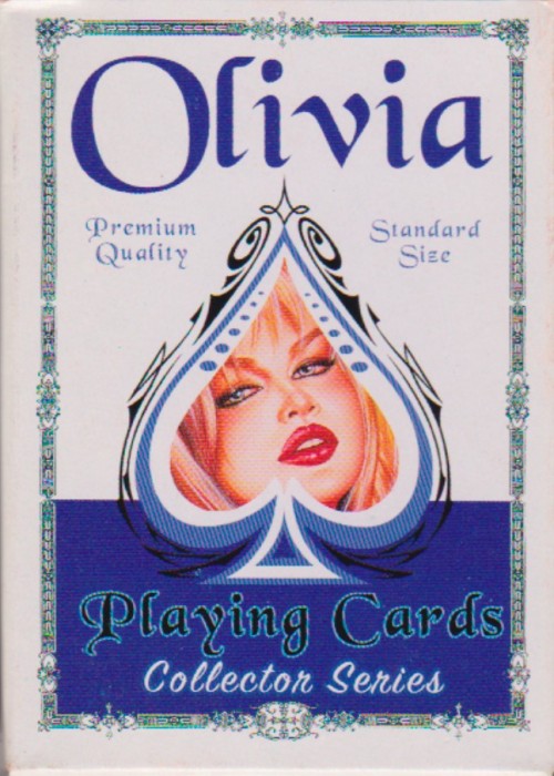 Olivia Blue (White Paper ) Card Detail Image