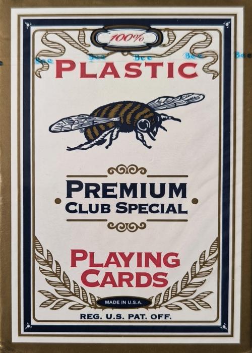 Bee plastic premium club special blue Card Detail Image