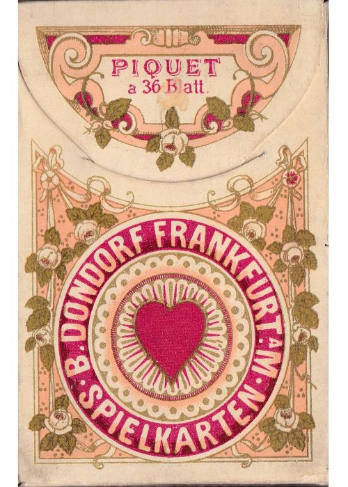 Rokoko No 159 - B. Dondorf,  Frankfurt Card Detail Image
