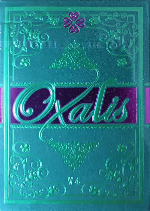 Oxalis V4 Violet Gilded Card Detail Image