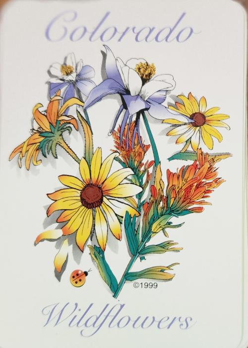 Colorado Wildflowers Card Detail Image