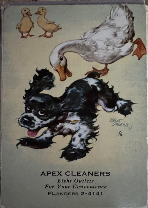 Apex Cleaners Advertising Playing Cards Card Detail Image
