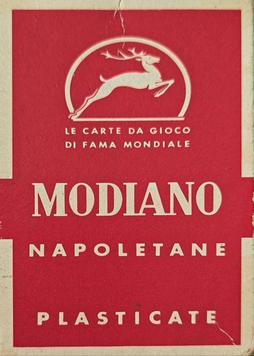 Modiano Napoletane plasticate Card Detail Image