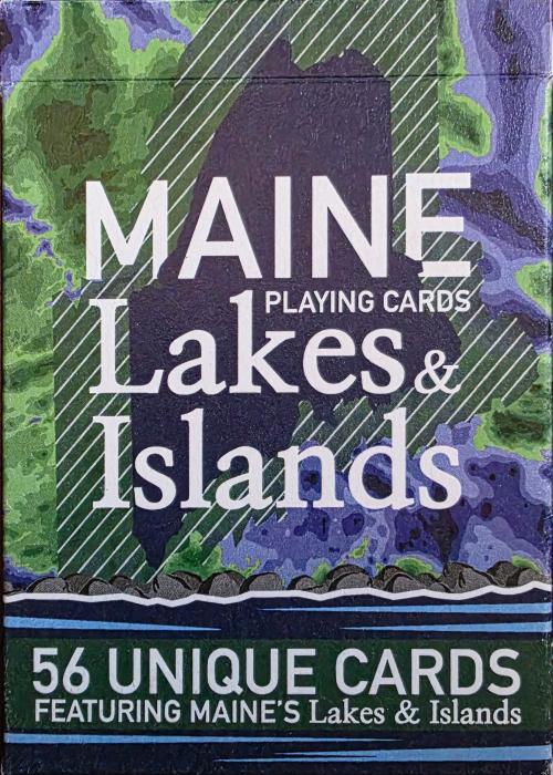 Maine Playing Cards Lakes & Islands Card Detail Image